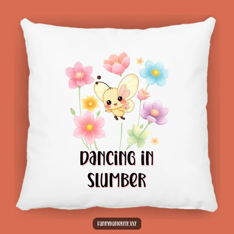 Funny Cheerful Butterfly Dancing Pillow - Colorful Petal Soft Gift