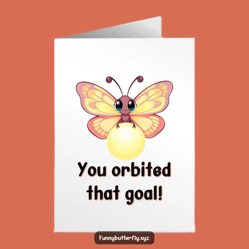 Free Printable Congratulations Card: Curious Butterfly Orb Discovery - Enchanting Downloadable Gift